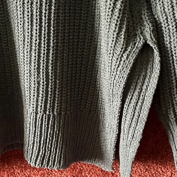 Aerie olive Cozy Women's Sweater - Picture 3 of 5